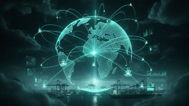 AI global trade route planning