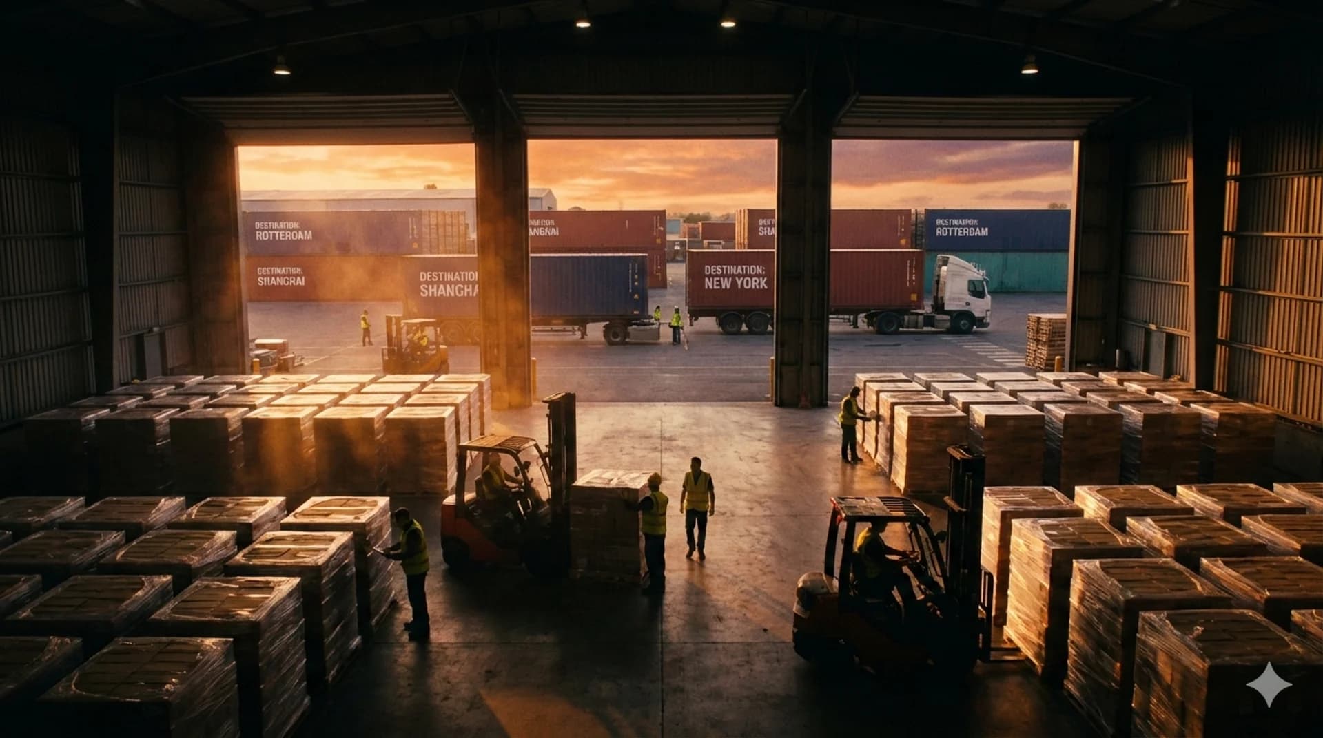 AI-powered export operations dashboard with automated trade workflows